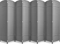 8 Panel 6FT Hand-Woven Mesh Double Hinged Privacy Room Divider