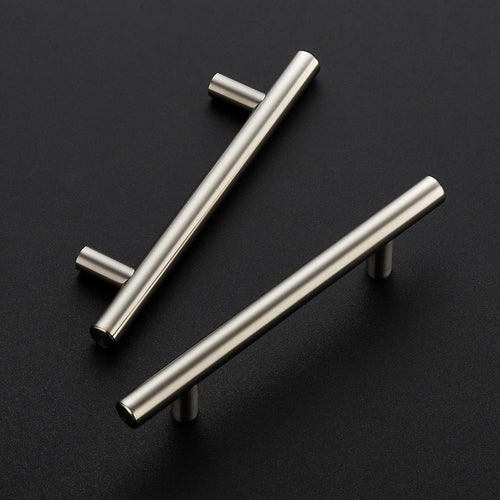 4Pack 6in Brushed Nickel Cabinet Pulls 3.75in Hole Center